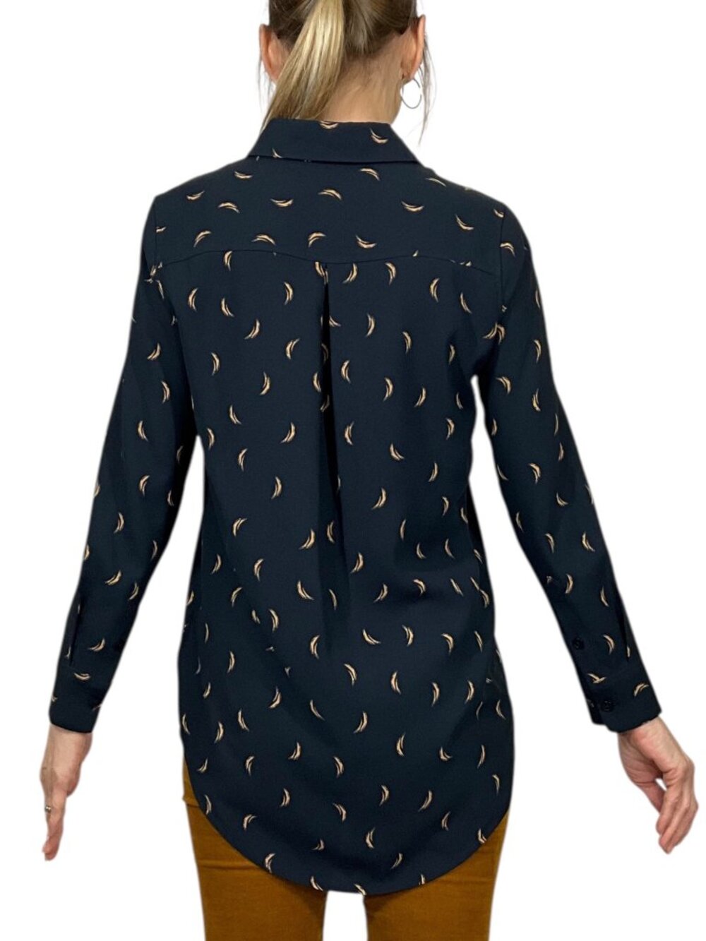 Equipment Femme Button Front Shirt Blouse XS Long Sleeve - Picture 3 of 16